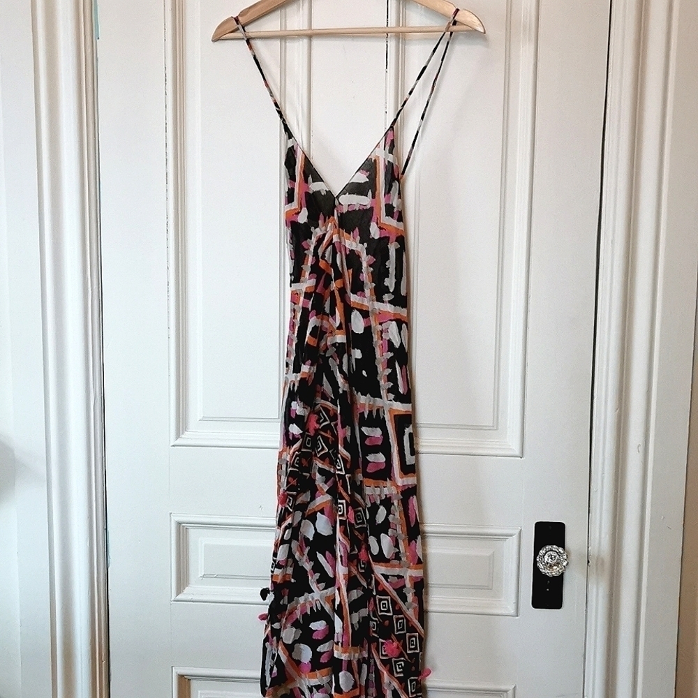 Charlie Paige Bohemian Beach cover up Dress. NWT. One size. - Picture 2 of 10